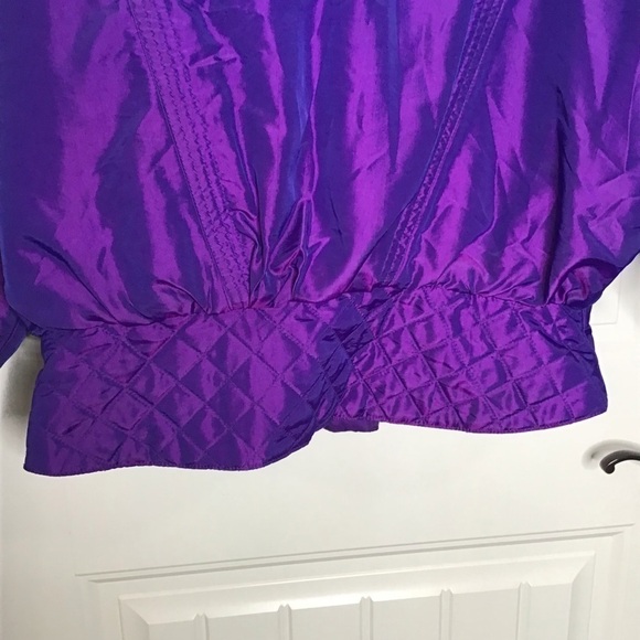 Vintage Edelweiss Purple Iridescent Ski Jacket. - Picture 8 of 16